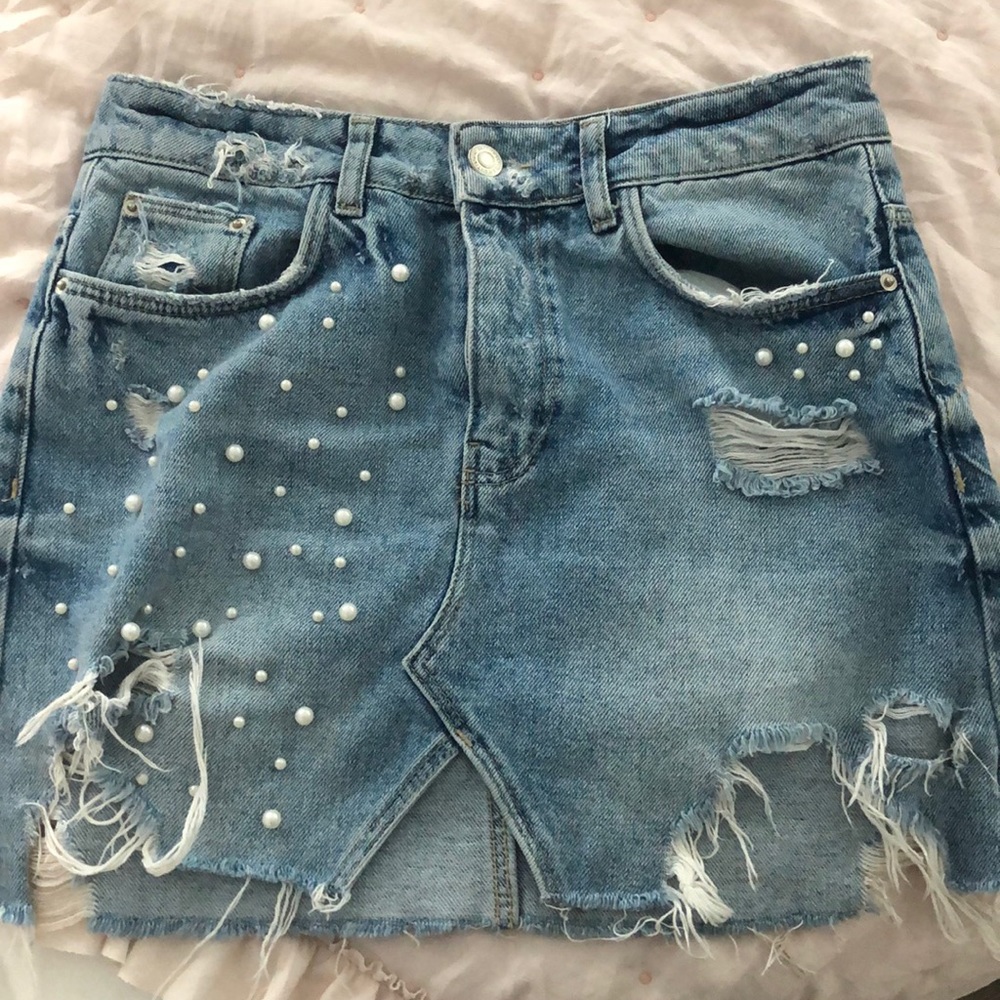 ZARA denim skirt